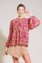 TIME AFTER TIME WOVEN TOP Flying Tomato