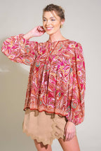 TIME AFTER TIME WOVEN TOP Flying Tomato