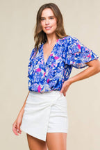 PROMISE OF LOVE WOVEN TOP Flying Tomato