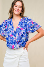 PROMISE OF LOVE WOVEN TOP Flying Tomato