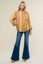 REFRESHING VIBE WOVEN TOP Flying Tomato