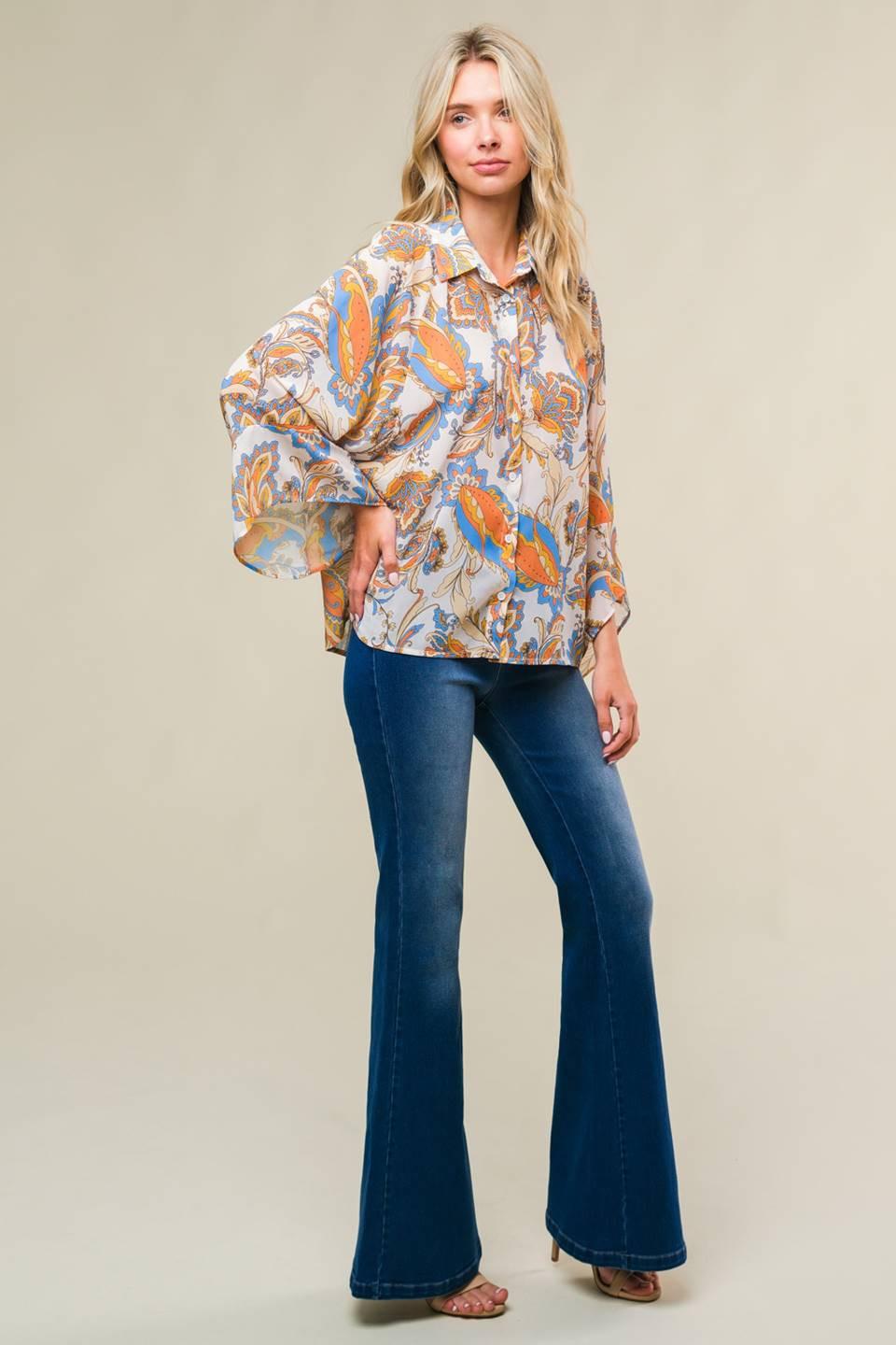 SWEET CRUSH WOVEN TOP Flying Tomato