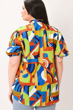 HEART ON DISPLAY WOVEN TOP Flying Tomato