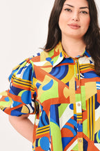 HEART ON DISPLAY WOVEN TOP Flying Tomato