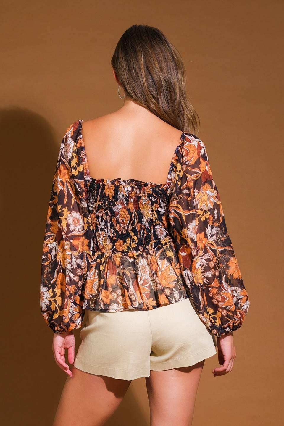 BEAMING PERFECTION WOVEN TOP Flying Tomato