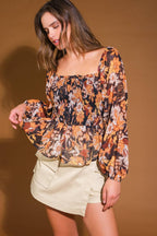 BEAMING PERFECTION WOVEN TOP Flying Tomato