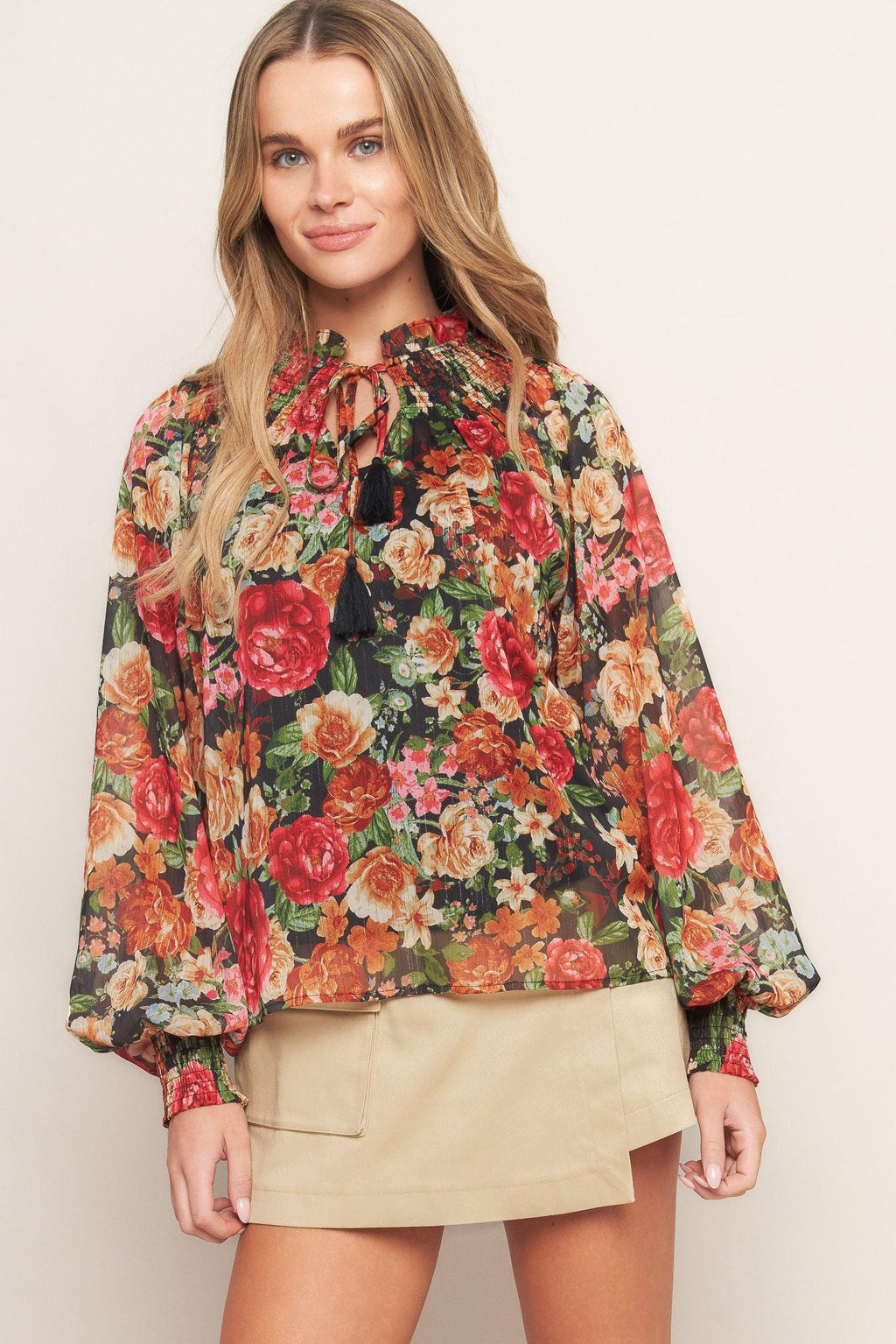 FOR THE DAY WOVEN TOP Flying Tomato