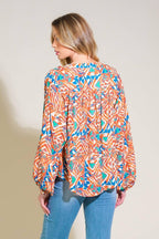 URBAN ELEGANCE WOVEN TOP Flying Tomato