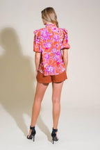 MEMORIES IN FOCUS WOVEN TOP Flying Tomato
