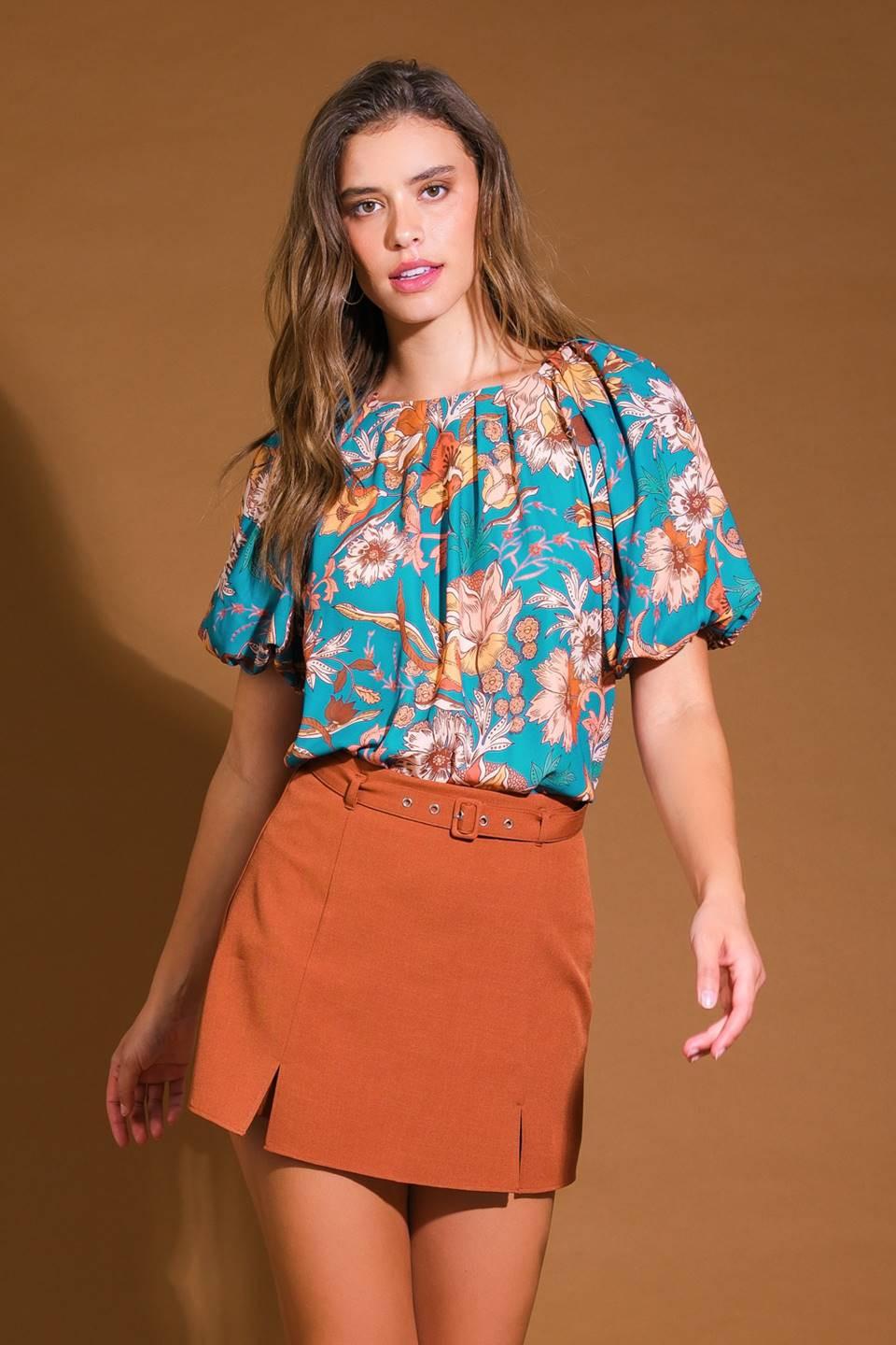 YORK HEIGHTS WOVEN TOP Flying Tomato