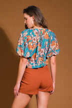 YORK HEIGHTS WOVEN TOP Flying Tomato