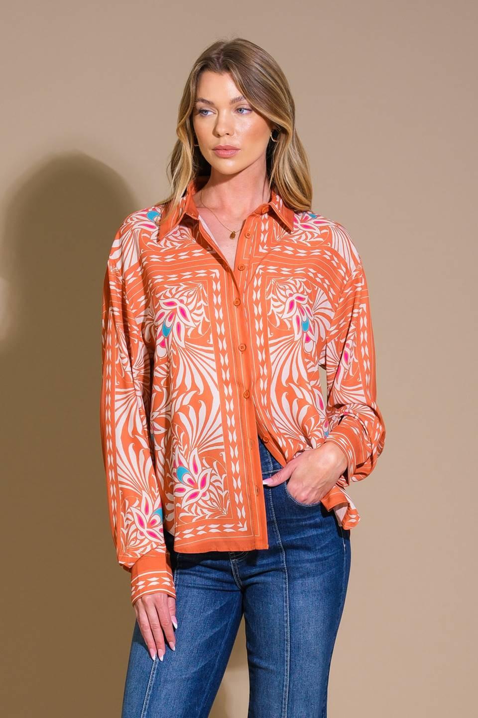 YOU NEVER CAN TELL WOVEN TOP Flying Tomato