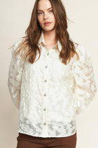 LUMINOUS GLOW WOVEN TOP Flying Tomato
