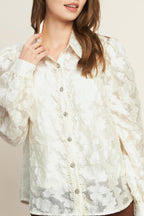 LUMINOUS GLOW WOVEN TOP Flying Tomato
