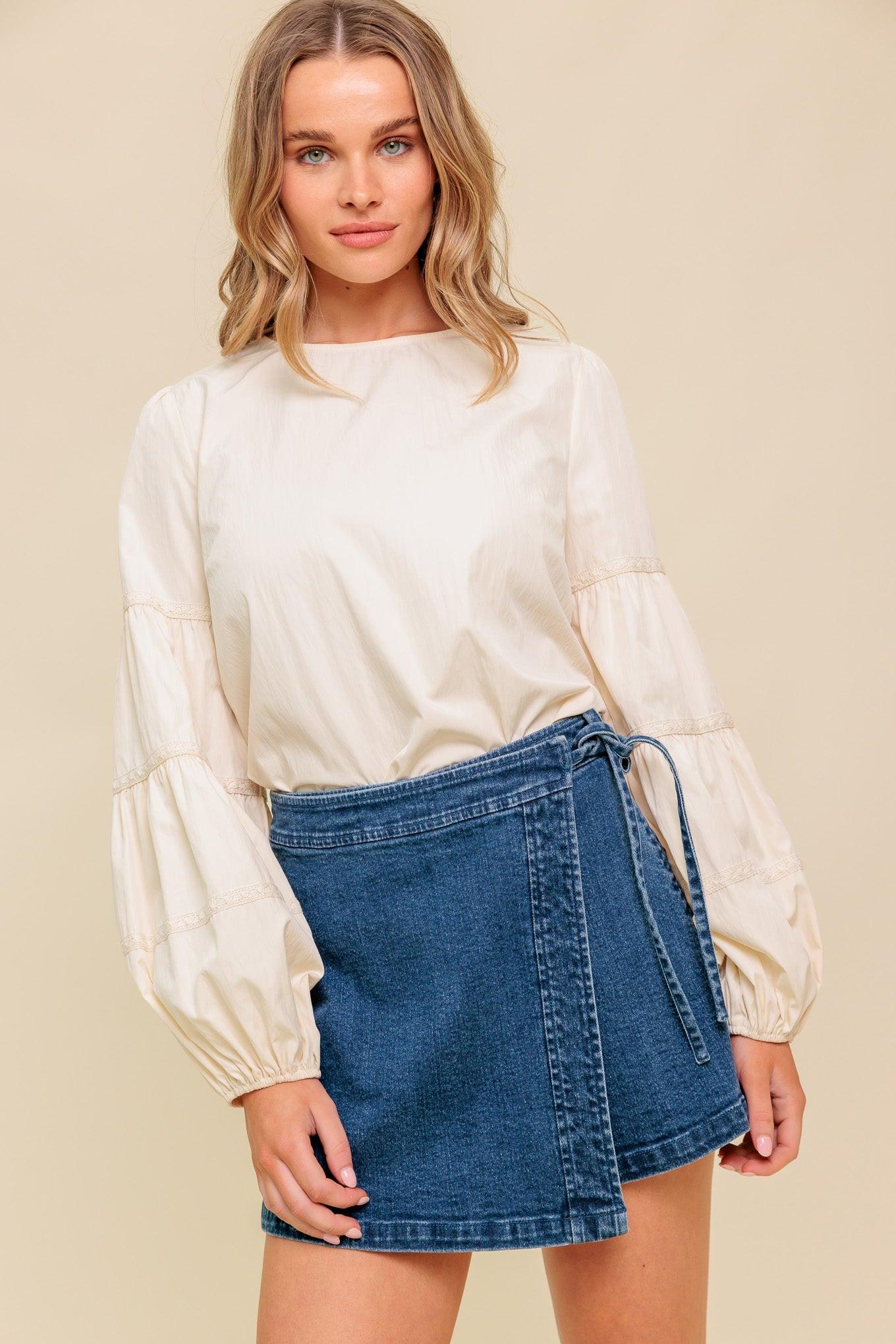 WAVERLY MILLS WOVEN TOP Flying Tomato