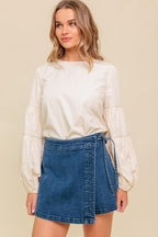 WAVERLY MILLS WOVEN TOP Flying Tomato