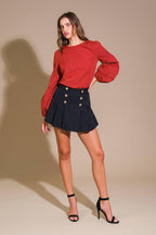 WAVERLY MILLS WOVEN TOP Flying Tomato