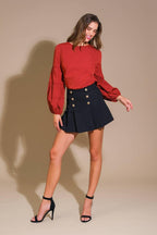 WAVERLY MILLS WOVEN TOP Flying Tomato