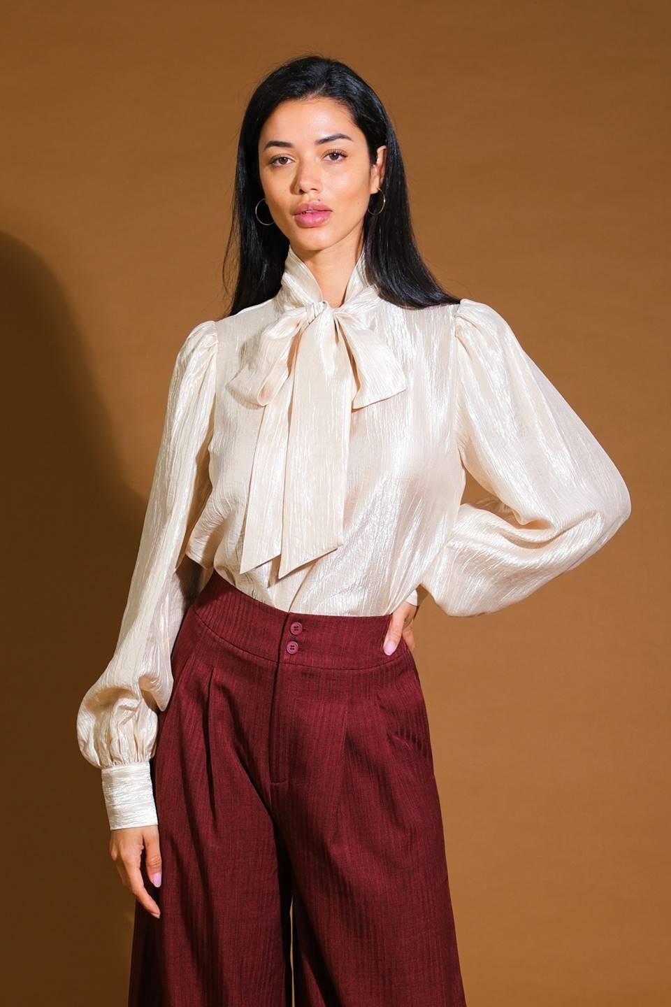 STUNNING  ASPECT WOVEN TOP Flying Tomato