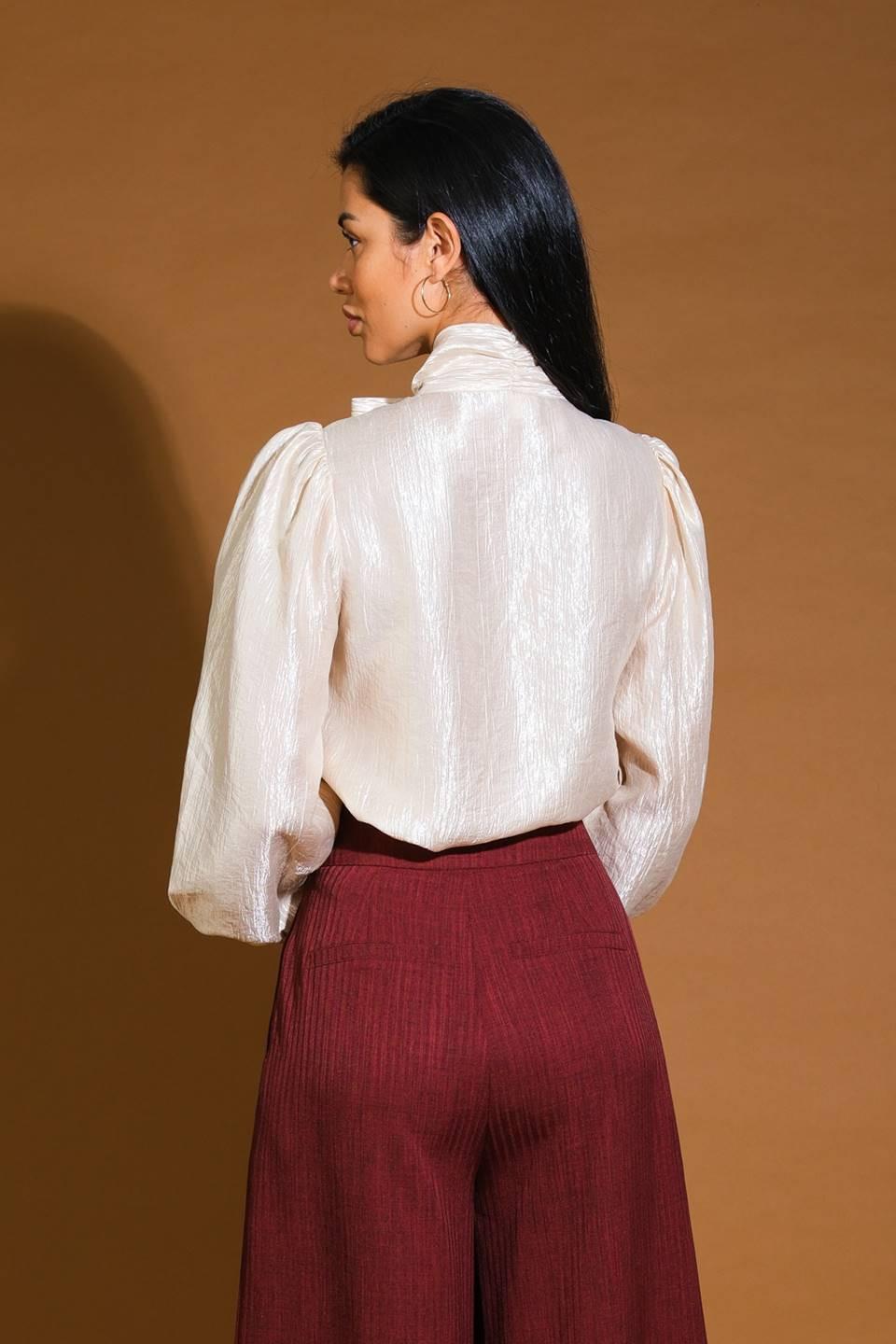 STUNNING  ASPECT WOVEN TOP Flying Tomato