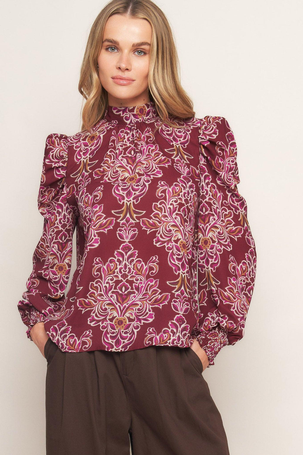 FLOATING ON BY WOVEN TOP Flying Tomato