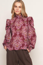 FLOATING ON BY WOVEN TOP Flying Tomato