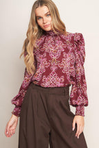 FLOATING ON BY WOVEN TOP Flying Tomato