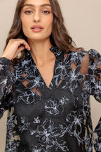 SHARE MY DAY WOVEN ORGANZA TOP Flying Tomato