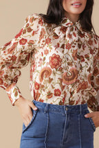 MEMORIES IN FOCUS WOVEN BLOUSE Flying Tomato
