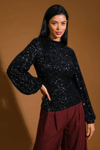STAY THE SAME SEQUIN TOP Flying Tomato