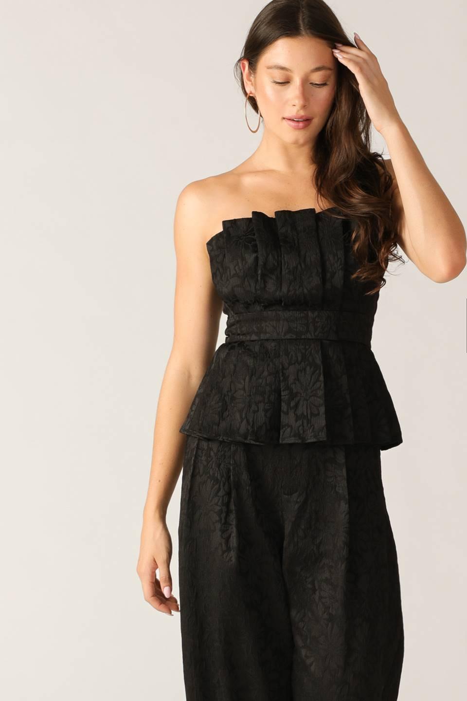 ELEGANT ESSENCE WOVEN TOP Flying Tomato