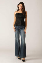 ELEGANT ESSENCE WOVEN TOP Flying Tomato