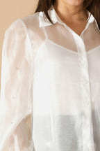 GIRL ON THE GO ORGANZA TOP Flying Tomato