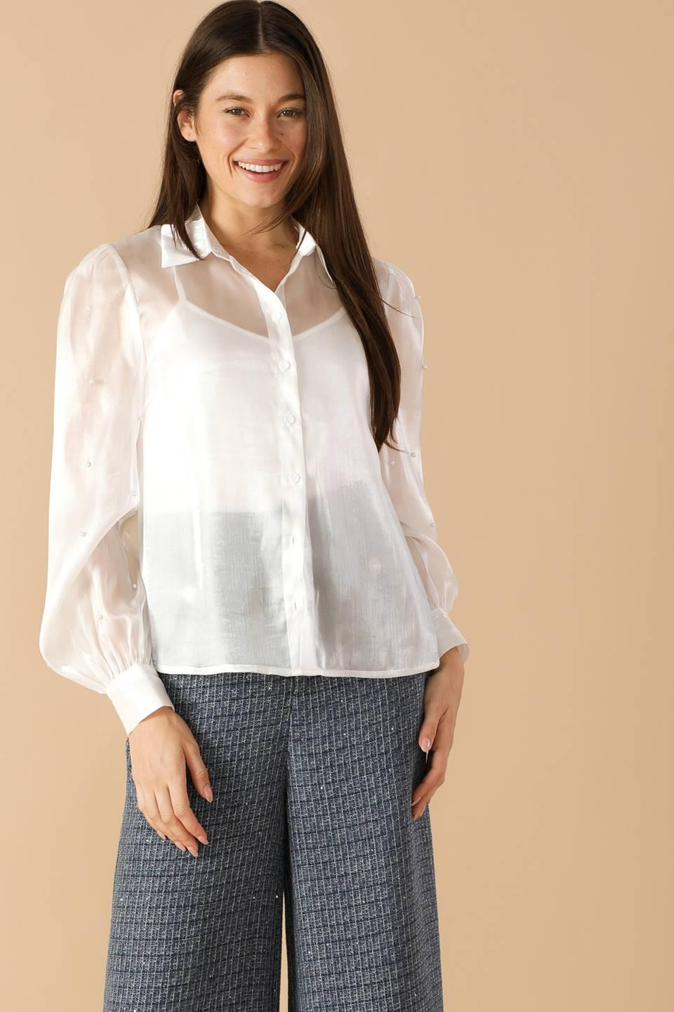GIRL ON THE GO ORGANZA TOP Flying Tomato