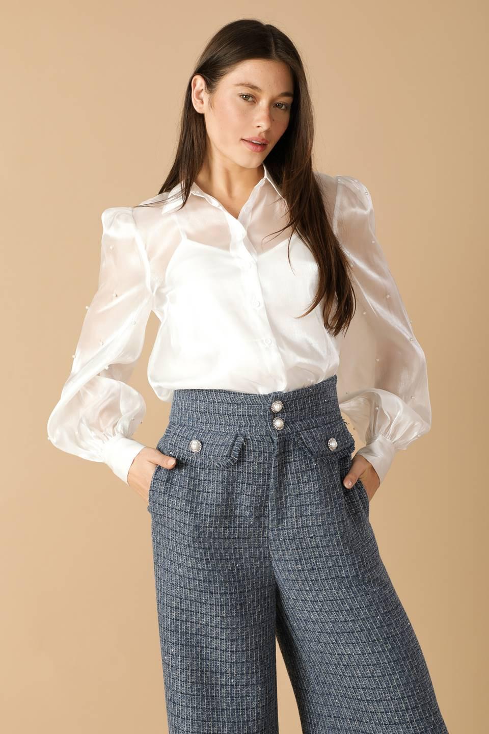 GIRL ON THE GO ORGANZA TOP Flying Tomato