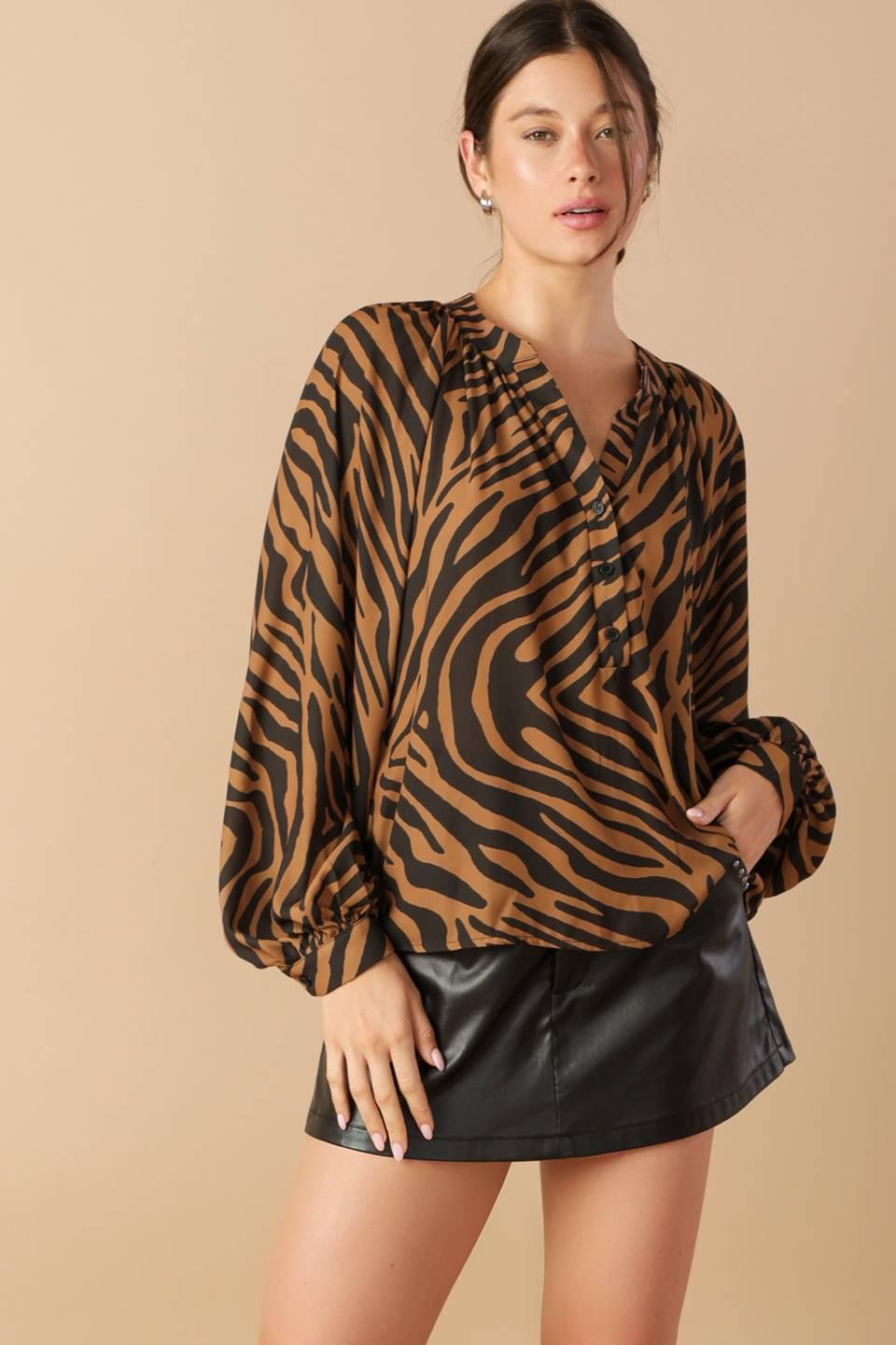 LOVING MYSELF WOVEN TOP Flying Tomato