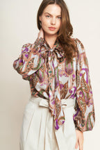 TRY AND TRY AGAIN WOVEN TOP Flying Tomato
