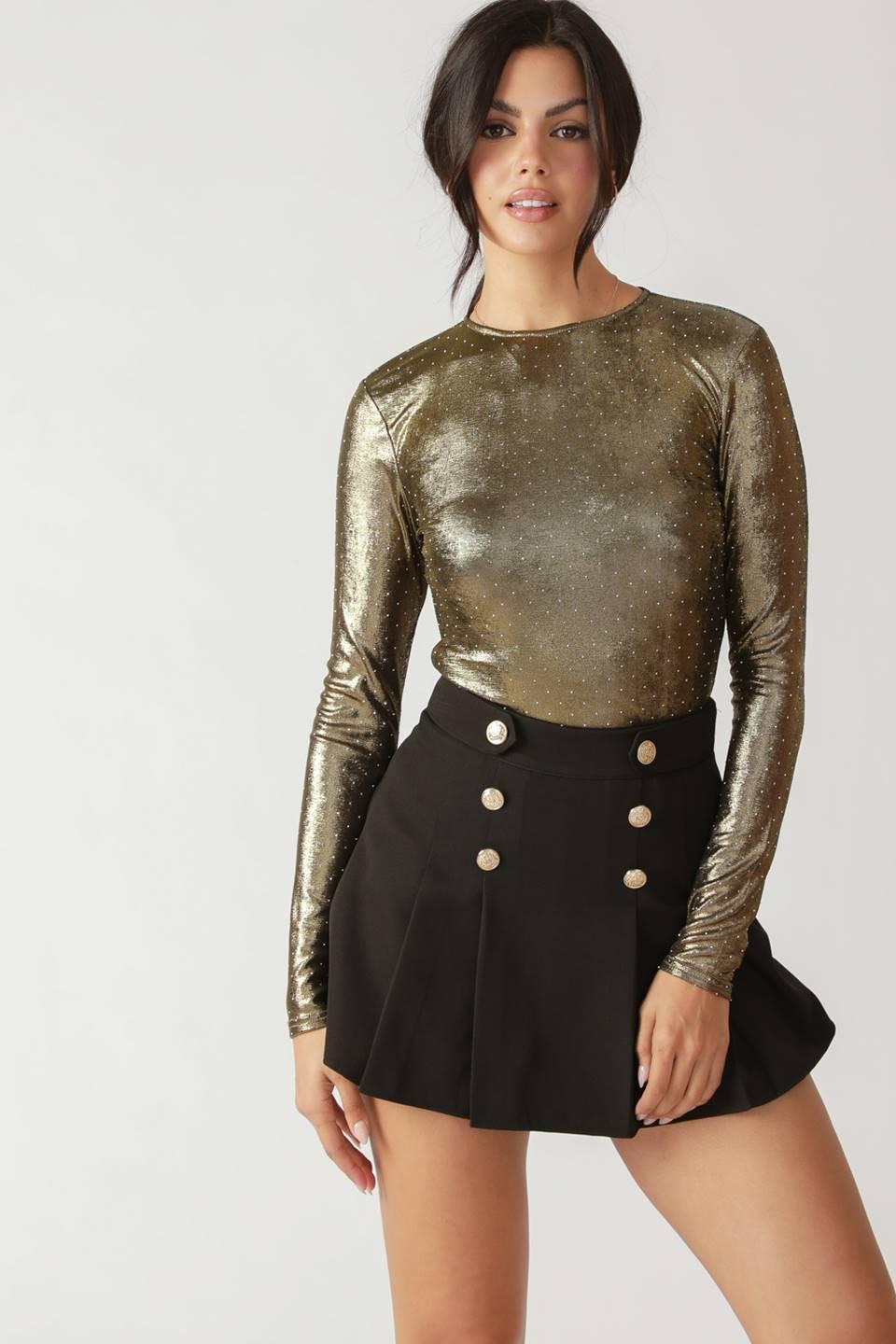 LET'S RIDE EMBELLISHED BODYSUIT Flying Tomato