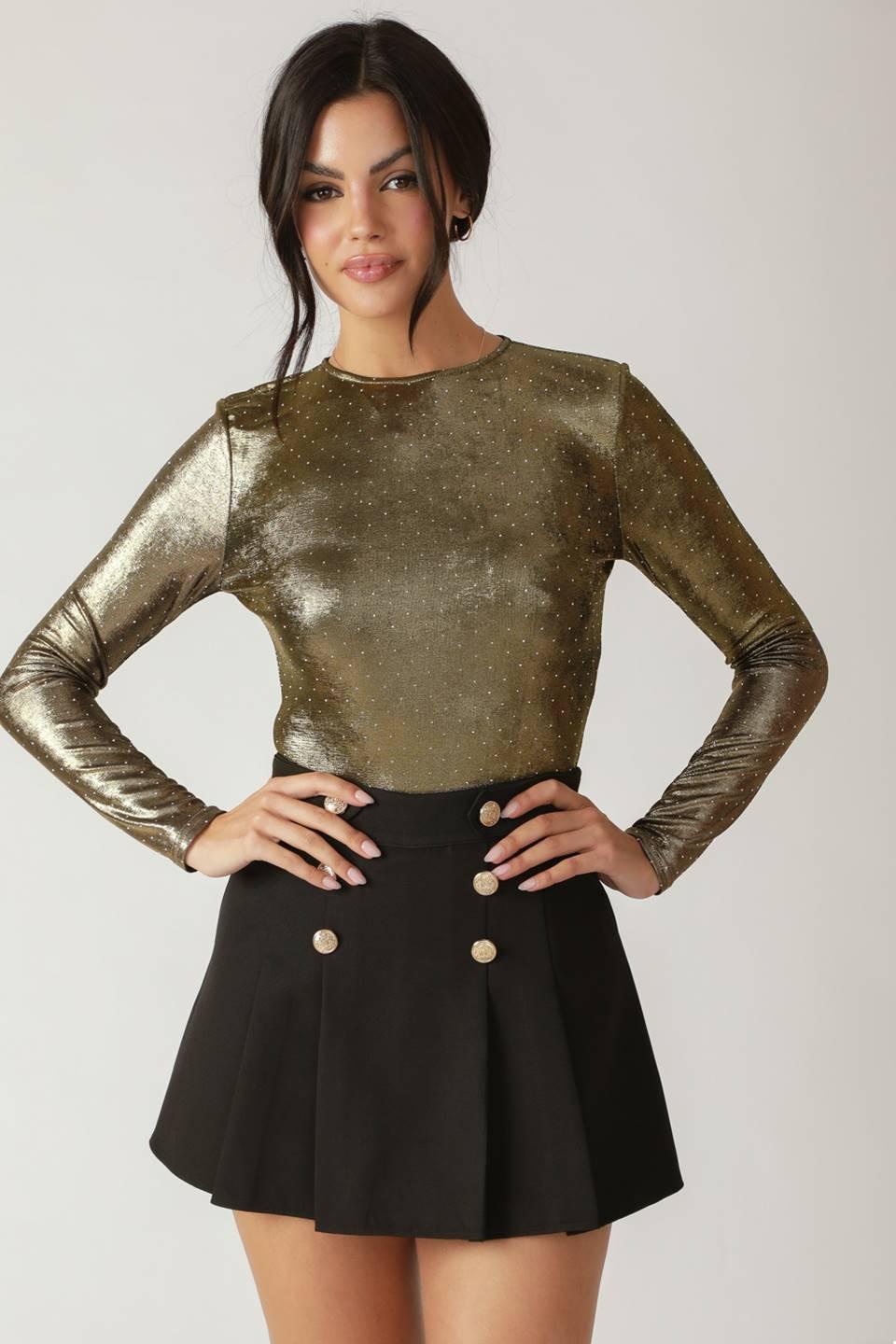 LET'S RIDE EMBELLISHED BODYSUIT Flying Tomato