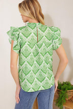 WANT YOU AROUND WOVEN TOP Flying Tomato