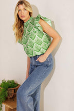 WANT YOU AROUND WOVEN TOP Flying Tomato