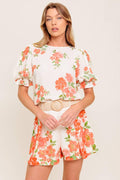 LOVELY DAYS IVORY WOVEN TOP Flying Tomato