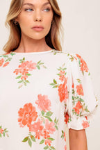LOVELY DAYS IVORY WOVEN TOP Flying Tomato