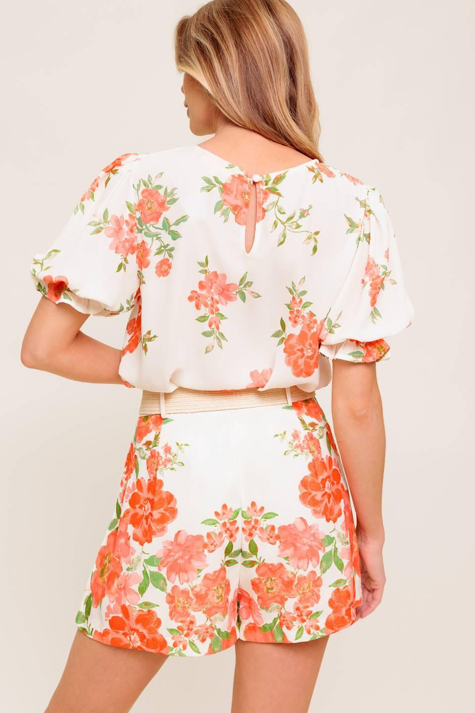 LOVELY DAYS IVORY WOVEN TOP Flying Tomato