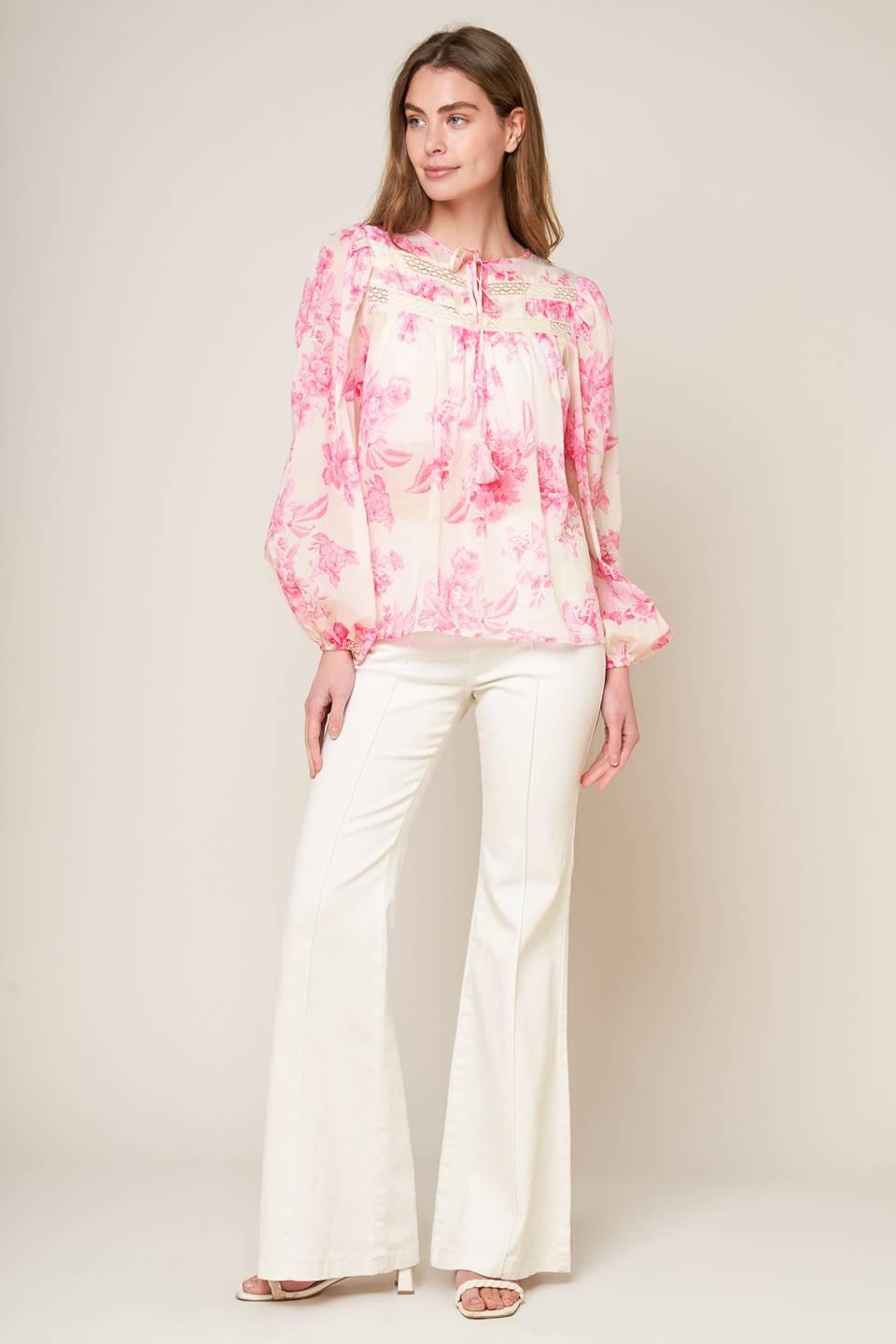 LAGOON DAYDREAMS WOVEN TOP Flying Tomato
