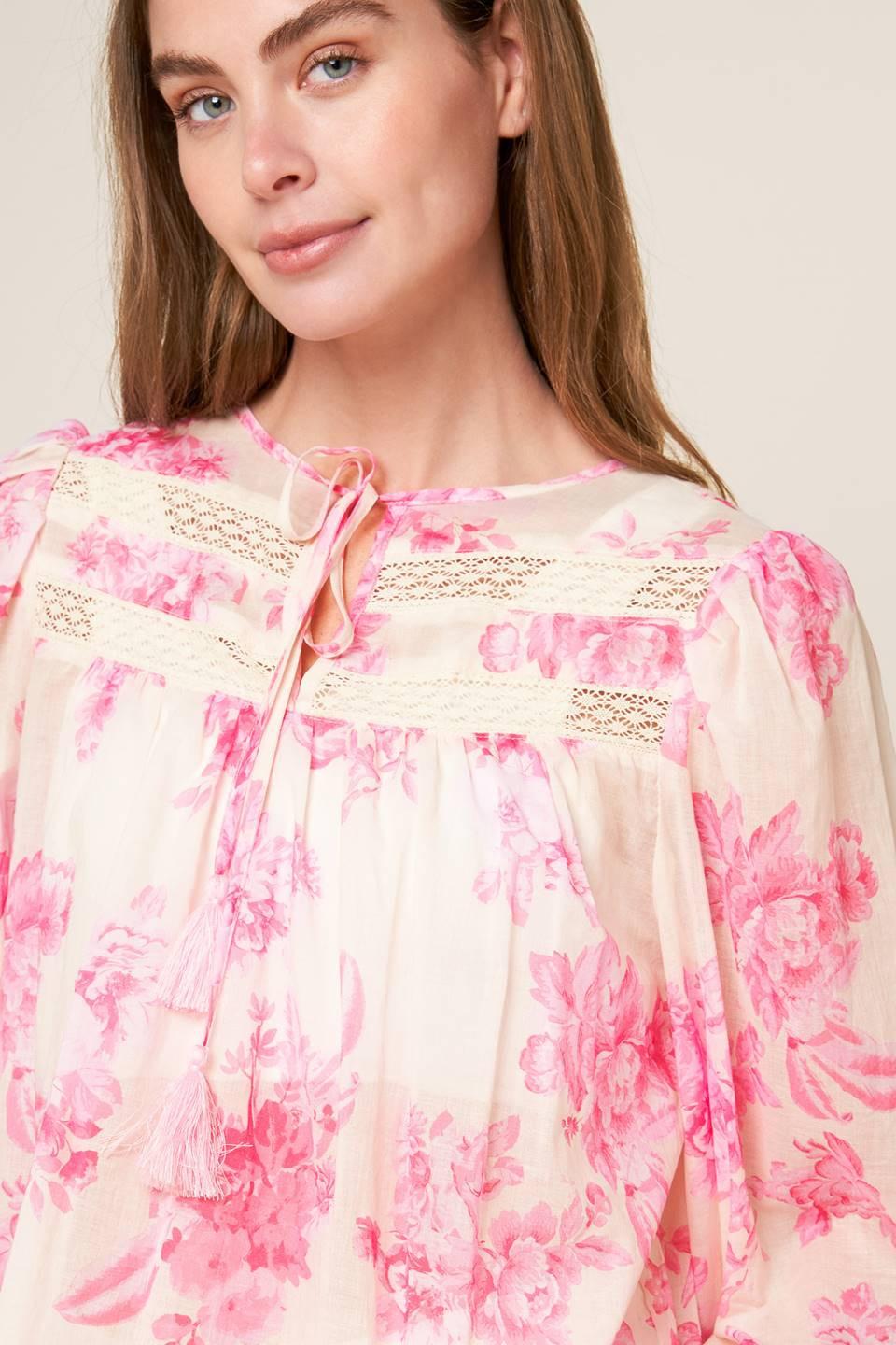 LAGOON DAYDREAMS WOVEN TOP Flying Tomato