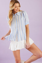 LOVE LETTERS WOVEN TOP Flying Tomato