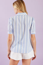LOVE LETTERS WOVEN TOP Flying Tomato
