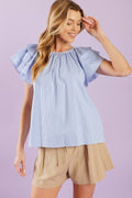 NEED YOU MORE WOVEN TOP Flying Tomato