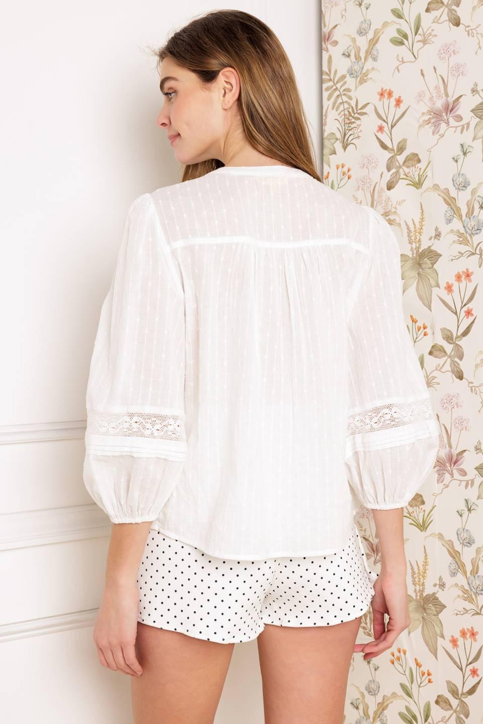 SALT BREEZE WOVEN TOP Flying Tomato